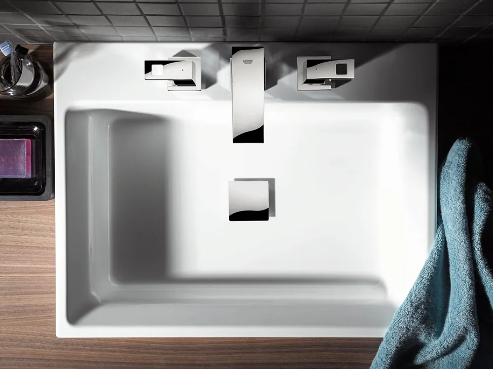 Накладная раковина Grohe Cube Ceramic Cube Ceramic 3947700H Sancos — официальный сайт