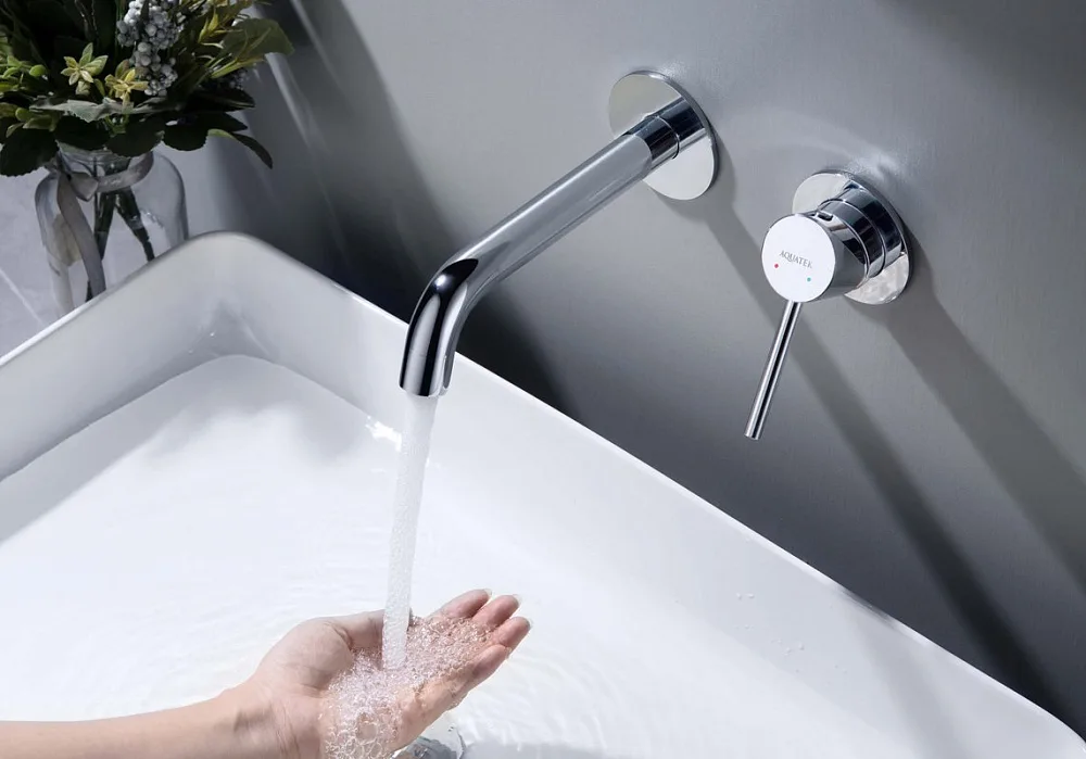 Смеситель для раковины AQUATEK Европа AQ1313CR С ВНУТРЕННЕЙ ЧАСТЬЮ, хром Sancos — официальный сайт