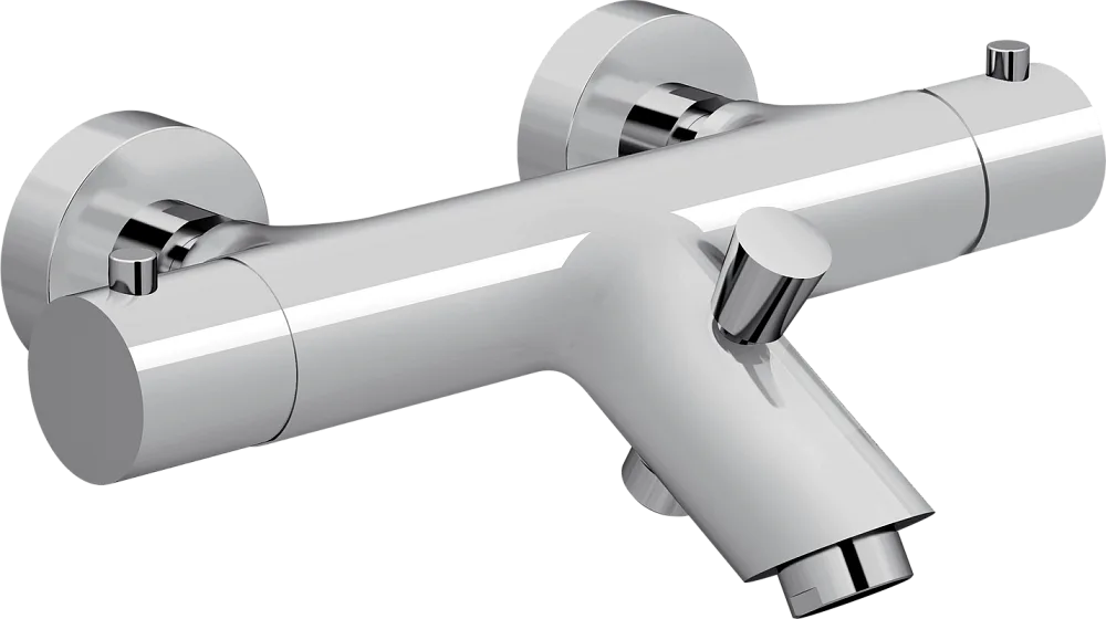 Термостатический смеситель VitrA AquaHeat A47210EXP, для ванны с душем, хром Sancos — официальный сайт