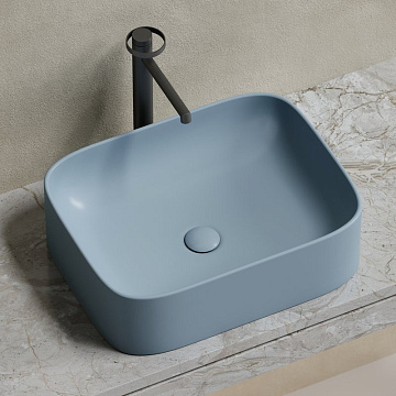 Накладная раковина Ceramicanova Element CN6052MHL серо-голубая матовая