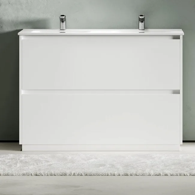 Тумба под раковину Sancos Libra Floor 120 напольный белый глянец, LB120F-2W Sancos — Оригинал