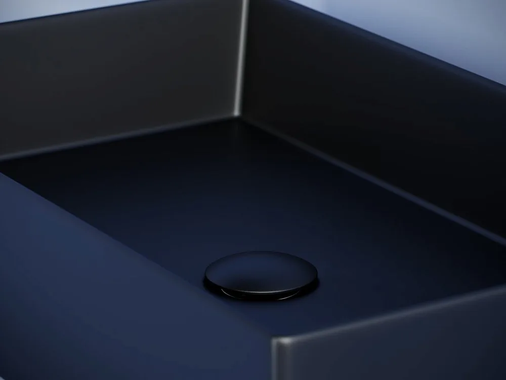 Накладная раковина Ceramicanova Element CN6070MB черная матовая Sancos — официальный сайт