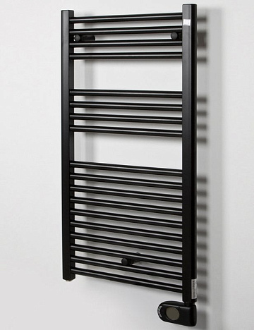 Полотенцесушитель электрический Zehnder Aura PBEBZ-090-050/MQ RAL 9005 matt 90x50 черный