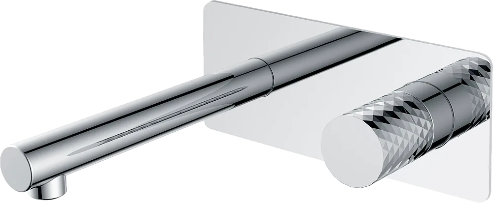 Смеситель для раковины Boheme Stick 125-CRCR С ВНУТРЕННЕЙ ЧАСТЬЮ, chrome, diamond chrome Sancos — официальный сайт