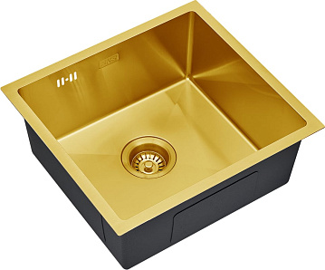 Мойка кухонная S.K.Sanitary SKS 4844 BRONZE с сифоном