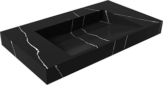 Раковина Armadi Art Flat Nero Marquina 80