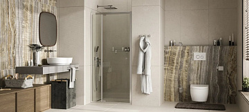 Душевая дверь в нишу Wasserkraft Aula 11P04 90 см