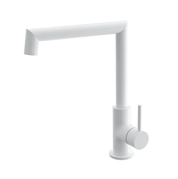 Смеситель для кухни Wonzon & Woghand WW-L1005-MW матовый белый