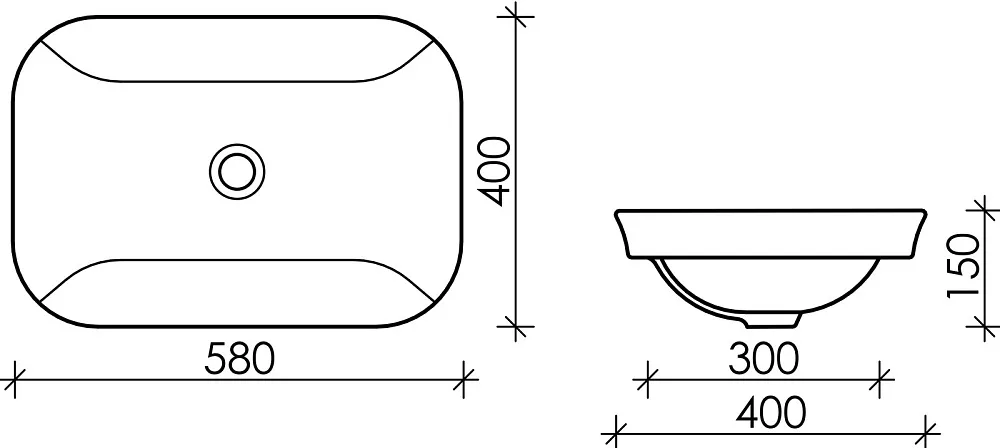 Раковина Ceramicanova Element CN6041 Sancos — официальный сайт