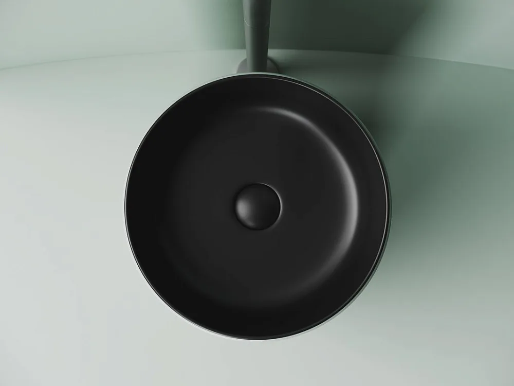 Накладная раковина Ceramicanova Element CN6073MB черная матовая Sancos — официальный сайт