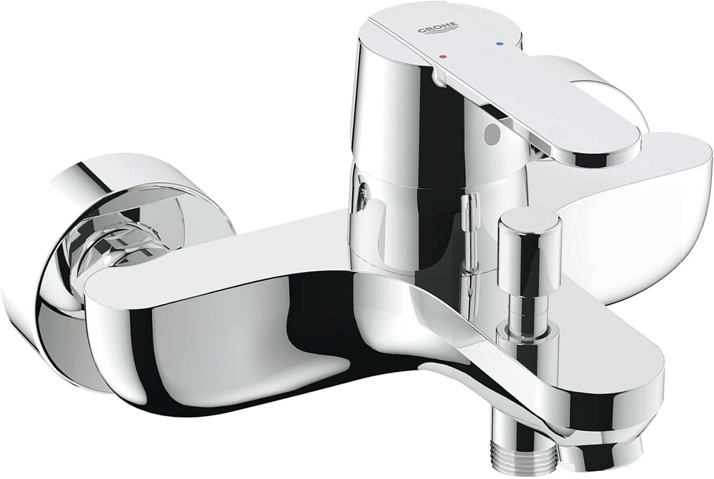 Смеситель для ванны с душем Grohe Get 32887000, + средство для металлических поверхностей Grohe Groh
