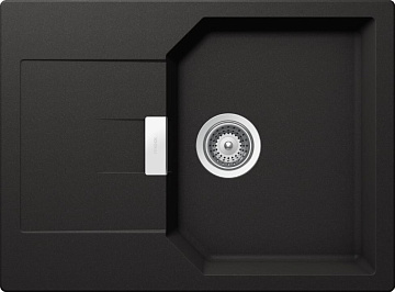Мойка кухонная Schock Manhattan 45D Cristalite неро