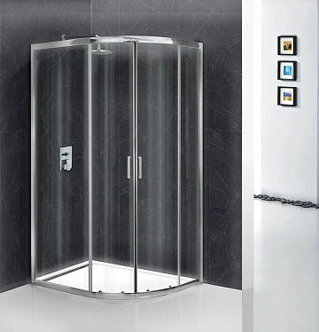 Душевой уголок BelBagno Uno -195 RH 2 100/80 C Cr стекло прозрачное