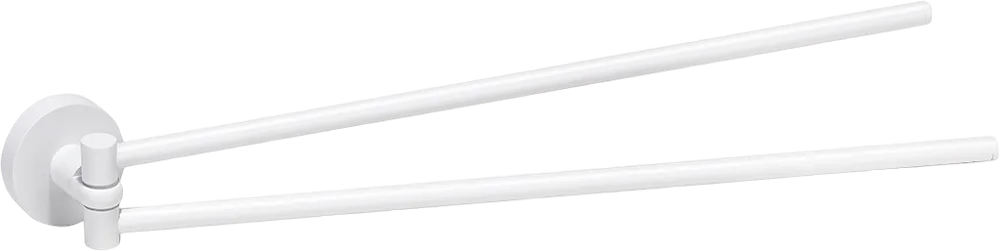 Полотенцедержатель Bemeta White 104204194 двойной, поворотный, white Sancos — официальный сайт