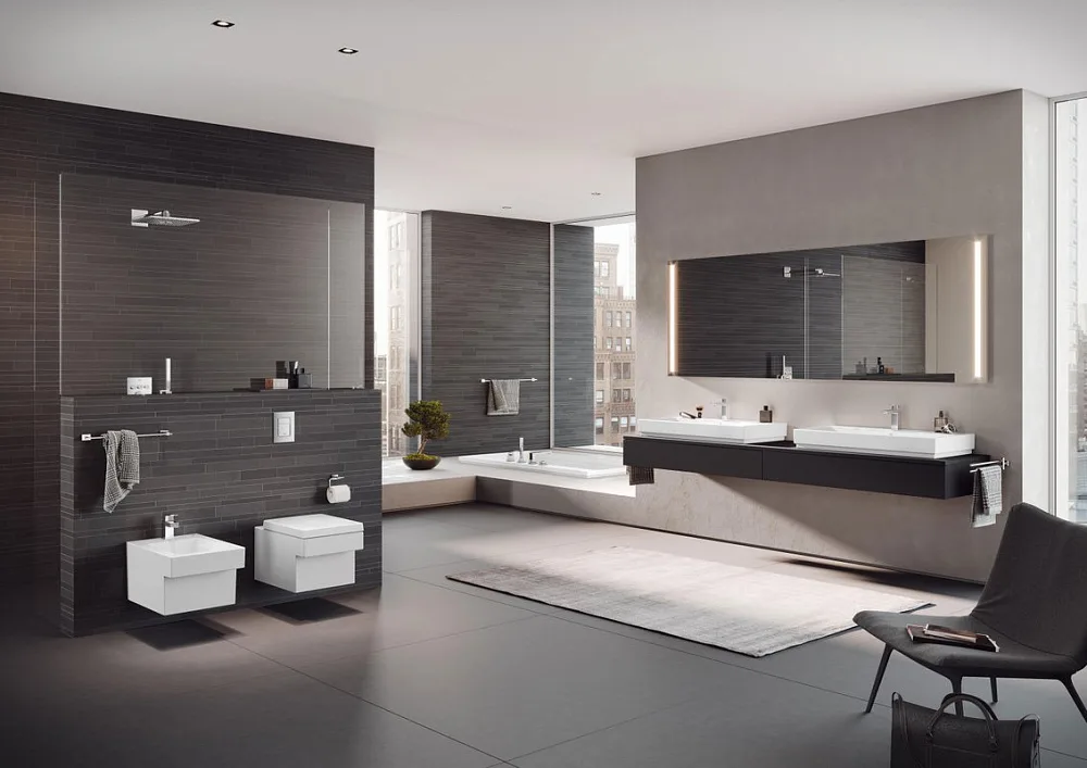 Накладная раковина Grohe Cube Ceramic 3947500H Sancos — официальный сайт
