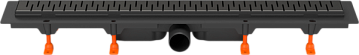 Душевой трап (лоток) MCH Chudej Medium CH850/50MC 85 см, матовый черный