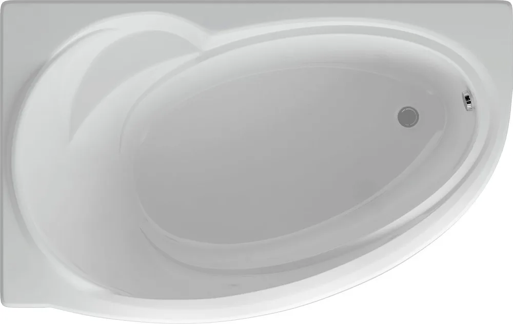 Акриловая ванна AQUATEK Бетта BET170-0000099 L 170x95 см, угловая, левая, пристенная, белая Sancos — официальный сайт