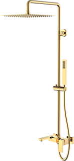 Душевая стойка Boheme Qubic 478-G, shinny gold