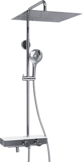 Душевая стойка Wasserkraft Aller A113.119.101.CH Thermo, с термостатом, хром