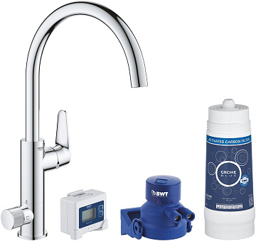 Смеситель для кухни Grohe Blue Pure BauCurve 30385000, с фильтром