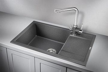 Мойка кухонная Granula 7805, графит