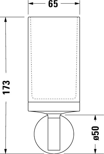 Стакан Duravit Starck T 0099314600 черный Sancos — Оригинал