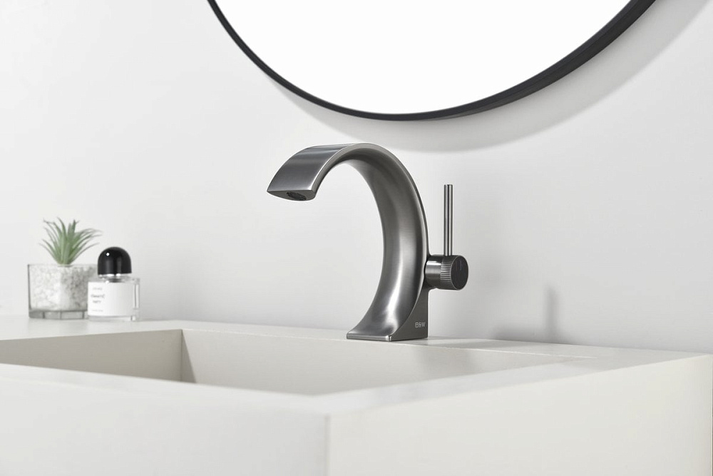 Смеситель для раковины Black&White Gravity 7106GM gun metal