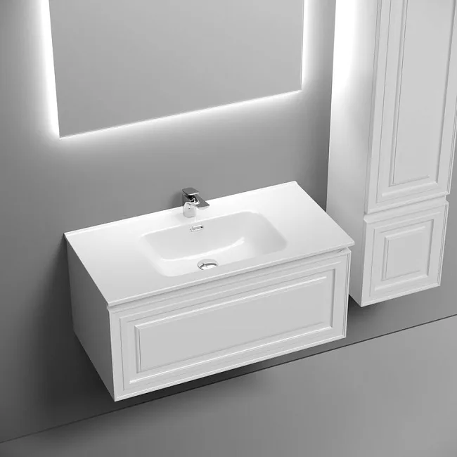 Тумба под раковину Sancos подвесная Very 90 Bianco VR90W Sancos — Оригинал