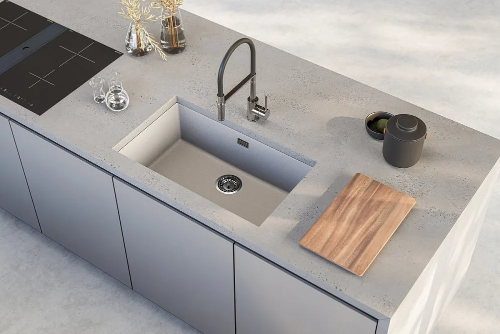 Мойка кухонная Alveus Omni Granital 40 concrete Sancos — официальный сайт