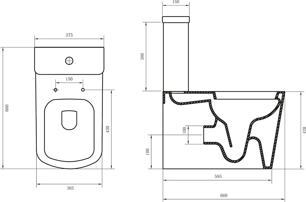 Унитаз-компакт напольный BelBagno Albano BB120CPR безободковый, сиденье BB120SC с микролифтом Sancos — официальный сайт