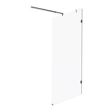 Душевая перегородка AM.PM X-Joy W94UWI-110-F1-BTE 110x195, фурнитура черная, стекло прозрачное