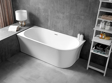 Акриловая ванна Abber 170x80 см, левая, AB9257-1.7 L