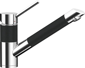 Смеситель для кухни Schock Cristadur SC-200-D выдвижной излив, магма