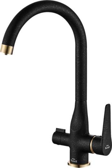 Смеситель для кухни Steel Hammer SH 910 Black Br