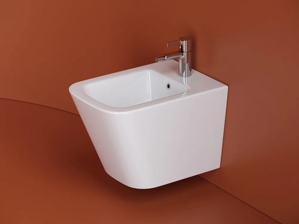 Биде подвесное Ceramicanova Union CN4010 белый Sancos — официальный сайт