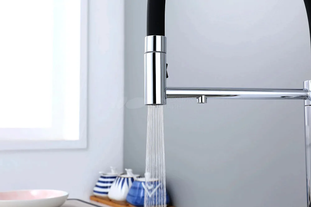 Смеситель для кухни Paulmark Ganymede Ga213199-CR с гибким изливом, хром Sancos — официальный сайт