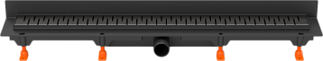 Душевой трап (лоток) MCH Chudej Medium CH850MC2 85 см, матовый черный
