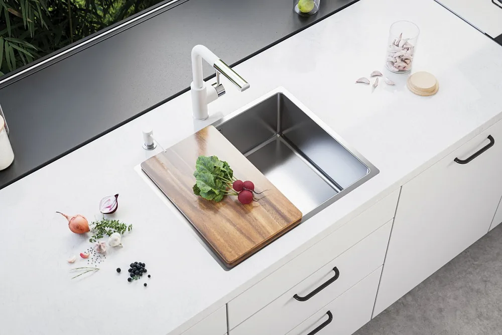 Дозатор для кухонной мойки Alveus Callas 1129074 белый Sancos — официальный сайт
