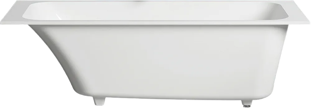 Ванна из искусственного камня Salini Orlanda 180x80 см, встраиваемая, матовая белая, на ножках Sancos — официальный сайт
