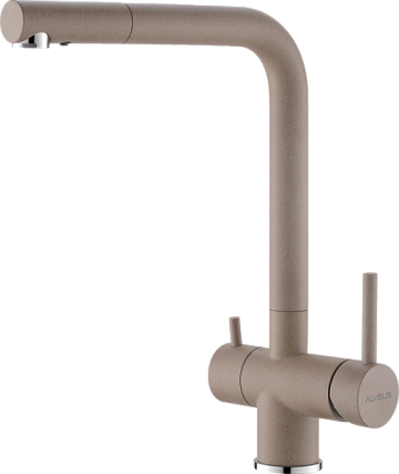 Смеситель для кухни Alveus Aquila 1139807 бежевый