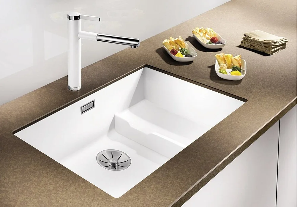 Мойка кухонная Blanco Subline 700-U Level белая Sancos — официальный сайт