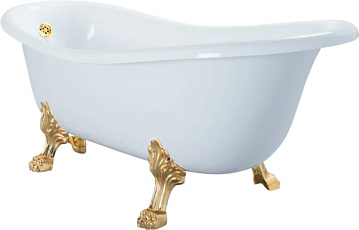 Ванна из искусственного камня Migliore Milady 26240 185x80 см, отдельностоящая, белая, овальная, с д
