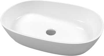 Накладная раковина WHITECROSS Opal 0709.056038.100 56 см, белый глянец