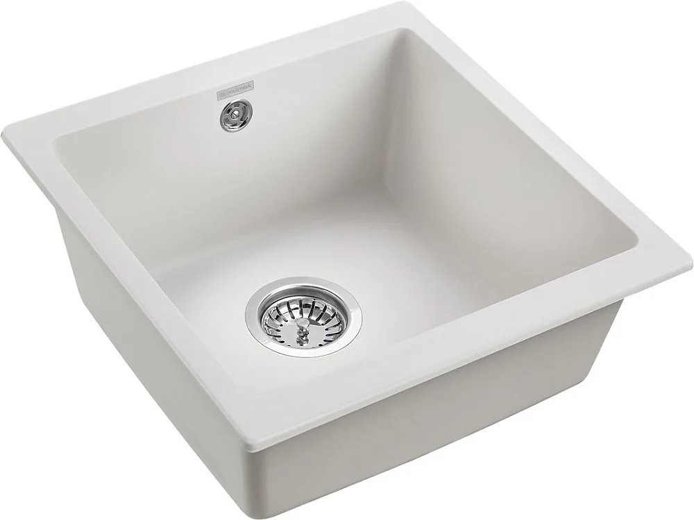 Мойка кухонная Paulmark Brilon PM104546-WH белый Sancos — официальный сайт