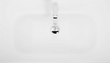 Мебельная раковина BelBagno BB810/465-LV-VTR-BO матовая белая