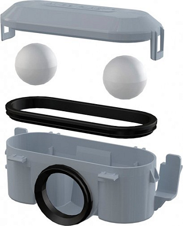 Душевой трап (лоток) AlcaPlast APZ10-Simple AG100401750 (APZ10-750M), с решеткой и опорами