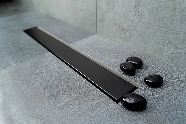Душевой трап (лоток) BETTOSERB Frameless Line 950 черный матовый Sancos — Оригинал