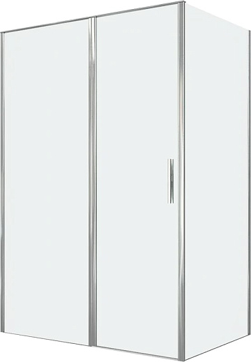Душевой уголок Allen Brau Priority 140x90, профиль хром, стекло прозрачное