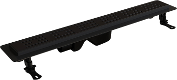 Душевой трап (лоток) RGW Drain Leo-30, черный, 60 см