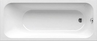 Акриловая ванна Ravak Chrome C731000000 без опоры 160x70 см, пристенная, белая